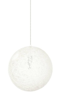 PENDUL LUNA 60, ALB, DIN CANEPA, STIL MODERN, B2