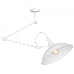 PENDUL MELOS, 95 CM, ALB, DIN METAL, STIL MODERN
