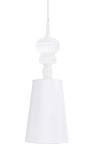 PENDUL QUEEN 18, ALB, DIN ALUMINIU SI PLASTIC, STIL MODERN, B2
