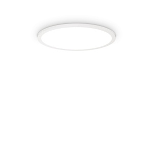 PLAFONIERA FLY SLIM PL D45, ALB, 45 CM, DIN ALUMINIU, STIL MODERN