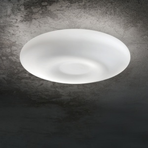 PLAFONIERA GLORY PL5 D60, ALB, DIN METAL, STIL MODERN - Img 3