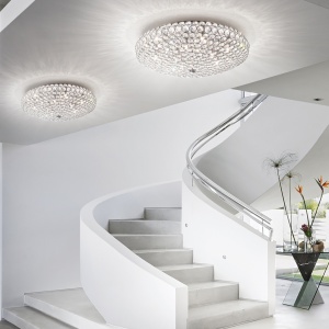 PLAFONIERA KING PL9, CROM, DIN CRISTAL, STIL MODERN - Img 2