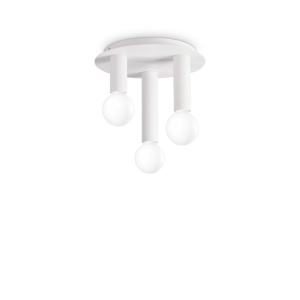 PLAFONIERA PETIT PL3, ALB, DIN METAL, STIL MODERN