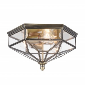 PLAFONIERA ZEIL H356-CL-03-BZ, DIN METAL SI STICLA, STIL CLASIC, MAYTONI