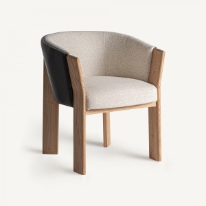 SCAUN DEOSEBIT, NARA, DIN LEMN, PIELE SI STOFA, ARTIM GROUP SELECTION