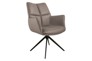 SCAUN ROTATIV, PAPILLON, METAL SI PIELE DE CULOARE MARO, ARTIM GROUP SELECTION - Img 9