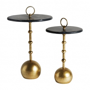 SET 2 MASUTE DE CAFEA MUSSING REF. 29887, DIN METAL SI MARMURA, STIL MODERN, VIC