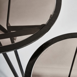 SET 2 MASUTE DE CAFEA ROTHAU REF. 29886, DIN METAL SI STICLA, STIL MODERN, VIC - Img 3