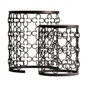 SET 2 MASUTE DE CAFEA RUSSY REF. 26115, DIN METAL SI MARMURA, STIL INDUSTRIAL, VIC