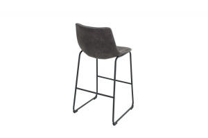 SET 2 SCAUNE DE BAR GRI VINTAGE, DJANGO 38110, DESIGN VINTAGE - Img 4