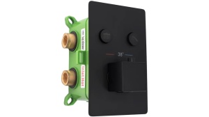 SET DE DUS INCASTRAT REA FENIX DAVIS + BOX, NEGRU, DIN ALAMA, CALITATE SUPERIOARA - Img 2