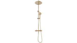 SET DE DUS REA LUNGO CU TERMOSTAT, AURIU, DIN ALAMA, CALITATE SUPERIOARA - Img 3