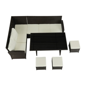 SET GRADINA STARK NEW, MARO/CREM, STIL MODERN, TK - Img 3