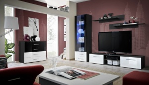 SET LIVING MODULAR CU LED GALINO B 23 ZWHS GB STIL MODERN ASM