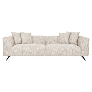 SOFA HOXTON CU 3 LOCURI BE TRENDY 170 BEIGE, S5170, CONFECTIONATA DIN LEMN DE PIN, METAL, SPUMA SI 100% POLIESTER, RICHMOND INTERIOR - Img 5