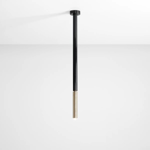 SPOT STICK M, 54,5 CM, NEGRU/AURIU, DIN METAL, STIL MODERN