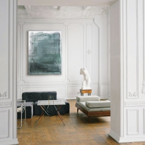 TABLOU CANVAS BLUES, 110x145 CM, STIL MODERN
