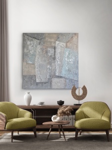 TABLOU CANVAS PLANOS, 130x130 CM, STIL MODERN