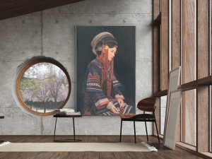 TABLOU CANVAS PRANA, 120x180 CM, STIL MODERN
