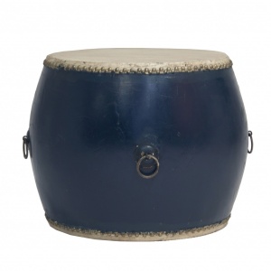 TABURET/MASUTA DE CAFEA TAMBOR REF. 25047, DIN LEMN MASIV DE ULM, STIL VINTAGE, VIC