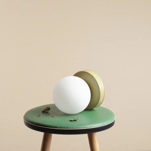 VEIOZA BALL S, 17 CM, FISTIC, DIN STICLA SI METAL, STIL MODERN - Img 3