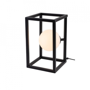 VEIOZA CUBE 1027B1, NEGRU, DIN METAL SI STICLA, STIL VINTAGE, ALDEX