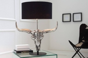 VEIOZA EL TORO ARGINTIU/NEGRU DIN TEXTIL SI METAL COD 38321