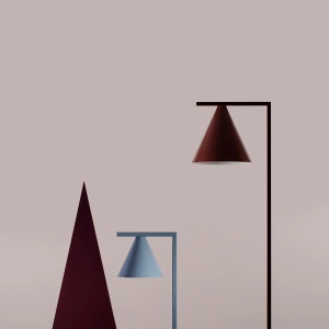 VEIOZA FORM, 40 CM, ROSIE, DIN METAL, STIL MODERN - Img 4