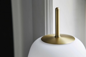 VEIOZA SILK, ALAMA/ALB, DIN METAL SI STICLA, STIL MODERN, B2 - Img 3