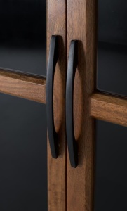 VITRINA/ORGANIZATOR 180CM, STRUCTURA DE METAL SI LEMN DE MANGO - Img 6