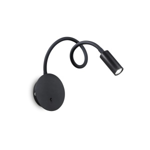 APLICA FOCUS-2 AP, NEGRU, DIN METAL, STIL MODERN