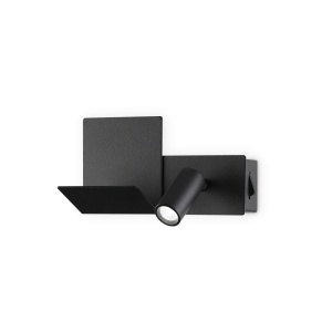 APLICA KOMODO-2 AP, NEGRU, DIN METAL, STIL MODERN