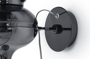 APLICA QUEEN 18, NEAGRA, DIN ALUMINIU SI PLASTIC, STIL MODERN, B2 - Img 5