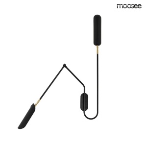 APLICA ROTATIVA TENTA NEAGRA, CONFECTIONATA DIN METAL, STIL MODERN