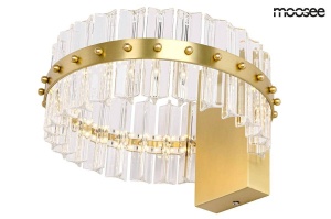APLICA SATURNUS, AURIE, DIN OTEL SI CRISTAL, STIL MODERN