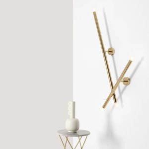 APLICA TUBO S, 60 CM, AURIE, DIN METAL, STIL MODERN - Img 4