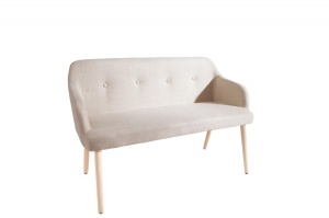 BANCUTA DIN LEMN MASIV BEJ SCANDINAVIA 37927 - DESIGN SCANDINAV - Img 6