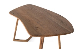 BIROU 140CM, DIN LEMN DE SALCAM, UNICAT, DESIGN SCANDINAV - Img 4