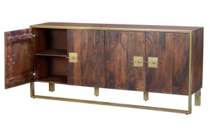 BUFET 6853, MARO/AURIU, DIN LEMN DE MANGO, STIL INDUSTRIAL G&C - Img 3
