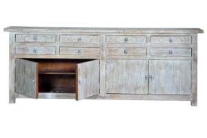 BUFET DALIA 6683, MARO, DIN LEMN DE MANGO, STIL VINTAGE G&C - Img 3