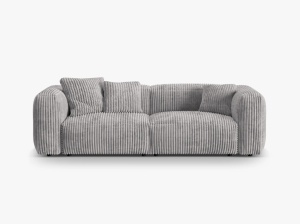 CANAPEA MARTINA, 3 LOCURI, 240 CM, DIVERSE CULORI SI MATERIALE, DESIGN DEOSEBIT - Img 14