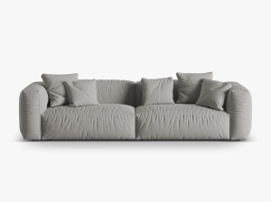 CANAPEA MARTINA, 4 LOCURI, 320 CM, DIVERSE CULORI SI MATERIALE, DESIGN DEOSEBIT