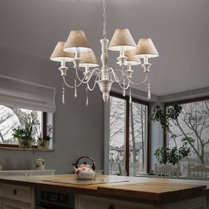 CANDELABRU DESIGN CLASIC PROVENCE SP6 ALB ANTIC
