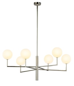 CANDELABRU FEME 1935, DIN METAL SI STICLA, STIL MODERN, JUPITER