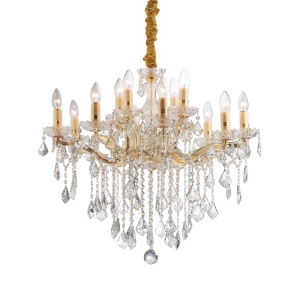 CANDELABRU FLORIAN SP12, AURIU, DIN STICLA, STIL CLASIC