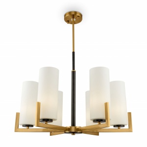 CANDELABRU FORTANO MOD089PL-06BS, DIN METAL SI STICLA, STIL MODERN, MAYTONI