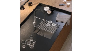 CHIUVETA BUCATARIE REA ANTHONY 50, NICHEL PERIAT, DIN INOX, CALITATE SUPERIOARA - Img 3