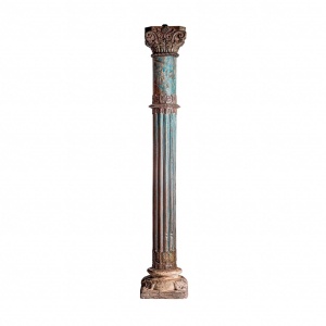 COLOANA CALIX REF. 30935, DIN LEMN MASIV DE TEC, STIL CLASIC, VIC