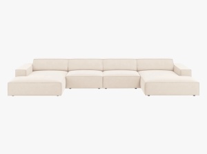 COLTAR JODIE, 6 LOCURI, 364 CM, DIVERSE CULORI SI MATERIALE, DESIGN DEOSEBIT - Img 3