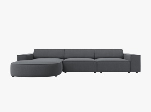 COLTAR JODIE, STANGA, 4 LOCURI, 284 CM, DIVERSE CULORI SI MATERIALE, DESIGN DEOSEBIT